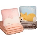 Panda Rabbit Dog 2-in-1 Plush Stuffed Pillow Quilt - Perfect Gift for Spring and Winter1