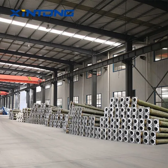 XINTONG Split Type Solar Outdoor LED Garden Street Post Lamp Pole Split-Type Street Light Pole1