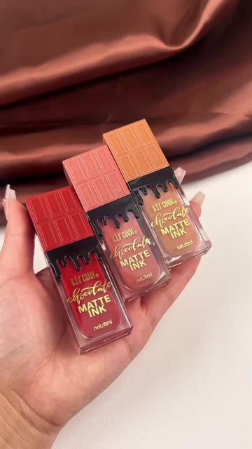 Chocolate-Shaped 6-Color Silky Lip Gloss