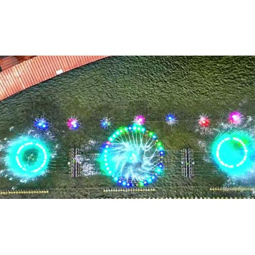 Дөңгелек айналмалы фонтан