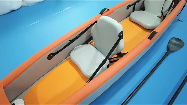 Canoa de caiaque inflável
