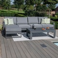 Gratis monster waterdichte hete uitverkoop hoge dichtheid spons metaal aluminium legering hotel patio buitentuinbank111