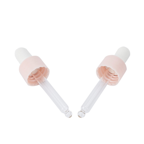 18mm matte pink plastic dropper