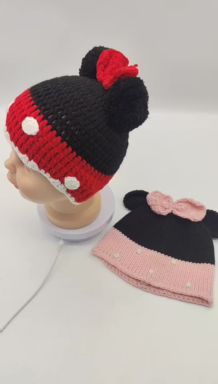 CF-T-0034 knitted beanie gloves set (1)