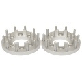BOTRAK 1" Lug Spacers for Dodge 2500/3500 Dual Wheel - 8x6.5" to 10x225 19.5" Rim Adapters1