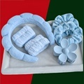 Custom Sponge Twist Headband Set with Wrist Strap for Face Wash and Explosive Hair Bands1