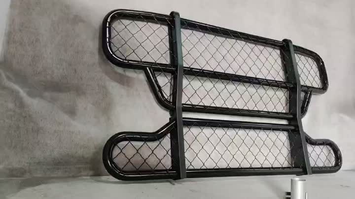 Scania R-flat deer guard with mesh front bumper (with light buckle) G000117-4