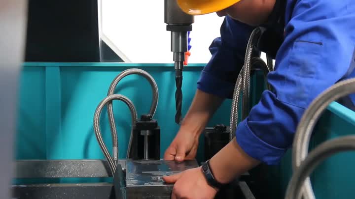 Máquina de perfuração cnc pórtico