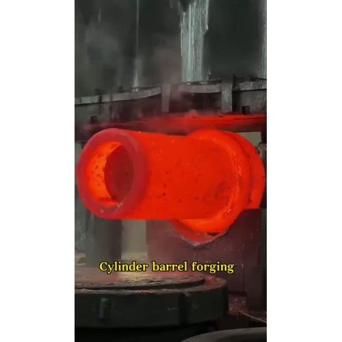 Cylinder barrel forging