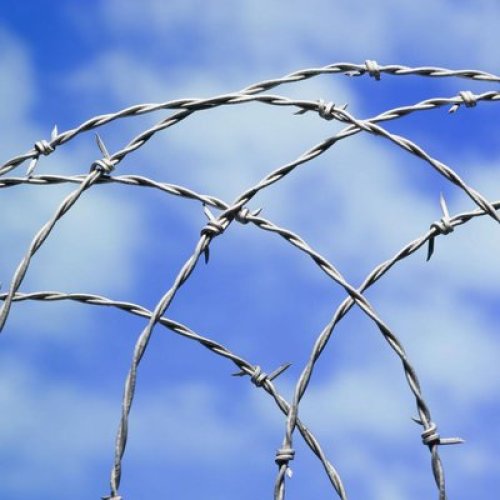 What is the barbed wire used for?