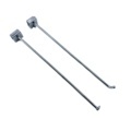 Hot Sale Garment Rack Display Square Tube Crossbar Hanging Single Steel Chrome Hook1