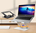 360-Grad-Tablet-Ständer aus Metall, Laptop-Ständer, höhenverstellbar, schwenkbar, Laptop-Riser, passend für ergonomischen Laptop-Ständer1