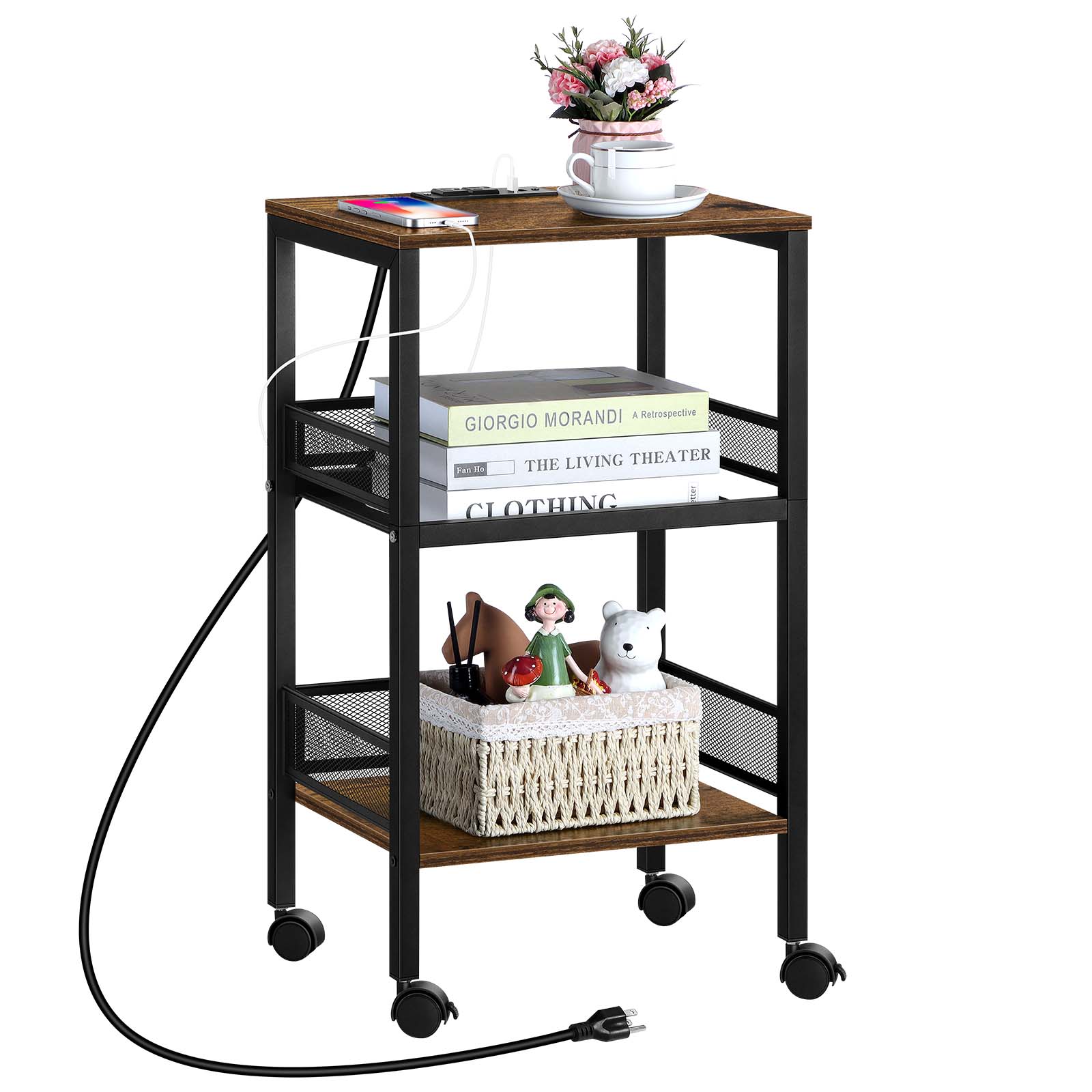 3 Tier Small End Side Table