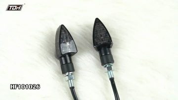 HF101026 Black motorcycle checker lights