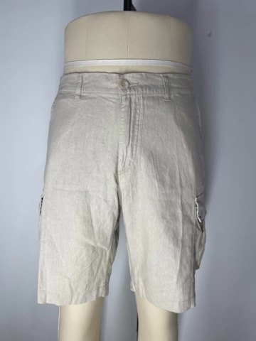 100% Linen Multi Pocket Workwear Pants