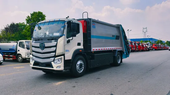 Ketibaan Baru Foton Auman 4X2 15cbm Elektrik Pengumpulan Sampah Lori Sampah1