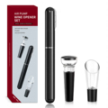 Portable ABS Manual Wine Bottle Opener Corkscrew Set with Air Pressure Pump1