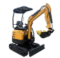 High Sales 1.8 Ton Mini Excavators: Cheap Earth-Moving Machinery with Gasoline or Diesel Engines1