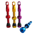 Super Light Durable Aluminum Alloy Tubeless Presta Valve Stem Kit with Color Options and Size Variants1