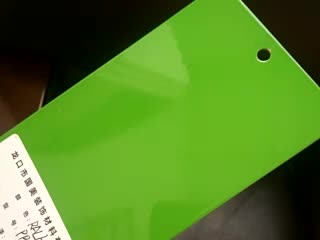 RAL 6018 Зеленый цвет порошковое покрытие высокое глянец на открытом воздухе для машин1
