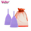 2pcs Copa Menstrual Cup Medical Grade Collector Menstrual de Silicone Medica Reusable Menstruation Period Cup Women Cup