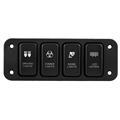 4-Blu-Ray Switch Panel - Car Panel Switch for Ship Driving Light with Push Button by Hailax1