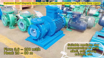 Acid Alkali Resistant Magnetic Drive Pump with FRPP PVDF Seals1