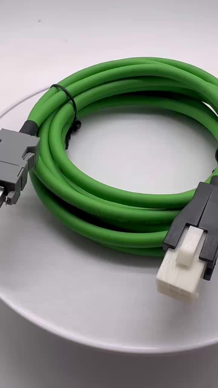 Encoder cable with 1394 6P &  AMP connector