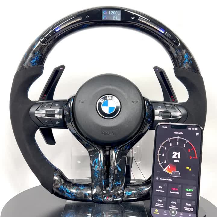 Roda de direção LED BMW