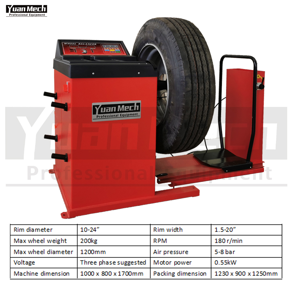 B658A Máquina equilibradora de camiones