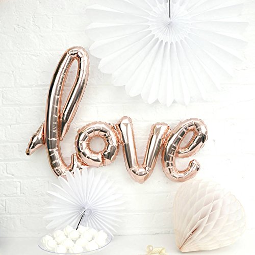 Decoração do casamento FOIL FOIL Heart Rose Red Wedding Love Balloon para Valentine Day Party Decoration1