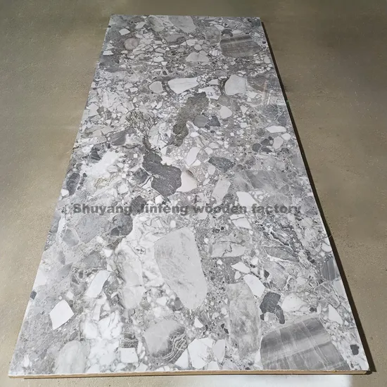 Marble Color UV Sheet High Gloss Pet Coated Melamine MDF1