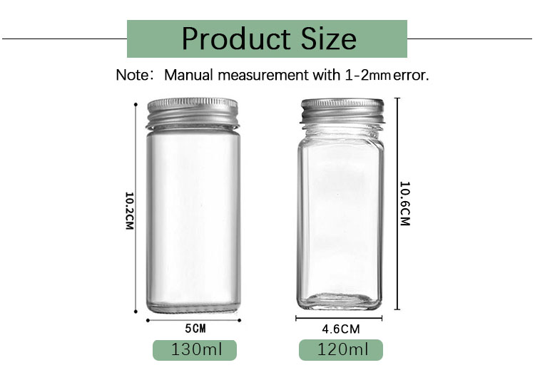 Customize 4oz 6oz Salt Bottle