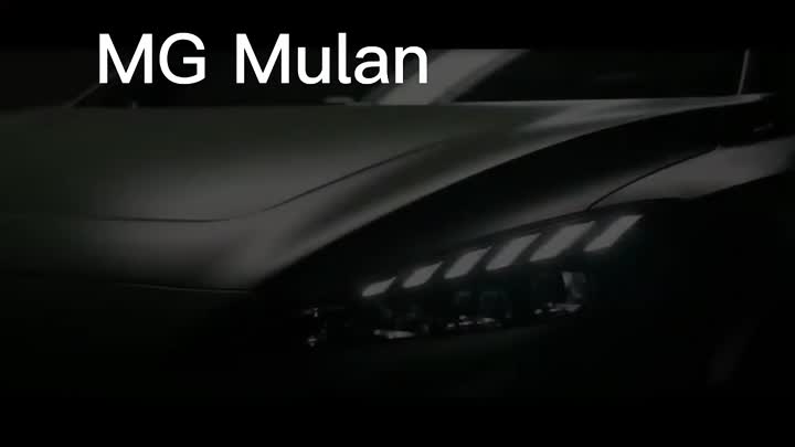 Cool electric vehicle mg mulan