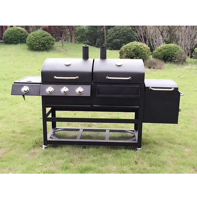 gas and charcoal grill combo