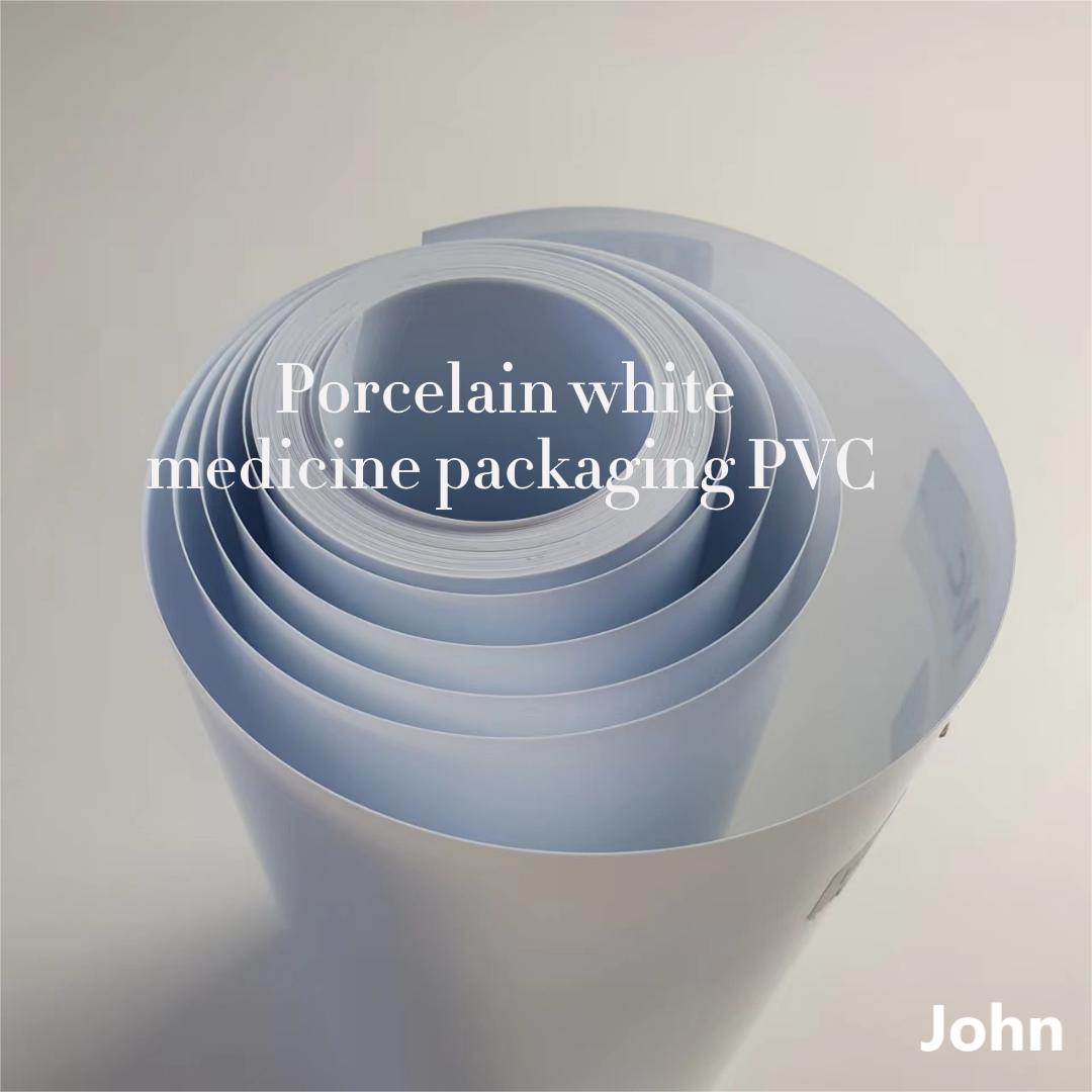 PVC de envasado de medicina blanca de porcelana