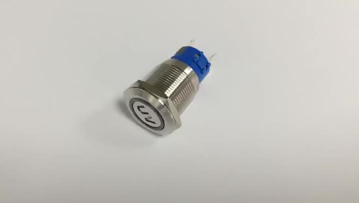 UV Metal push button switch video