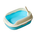 Factory Price Wholesale Semi Enclosed Large Space Cat Litter Box - Splash Proof Pet Toilet1