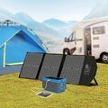 300W Solar Power Bank: Portable Power Station with LED Light1