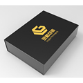 wholesale customize luxury LOGO rigid paper box magnetic folding box for clothes belts hat packaging1