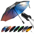 Custom Logo Umbrella with LED Light Handle - Hot Sale High Quality Three Folding Umbrella1