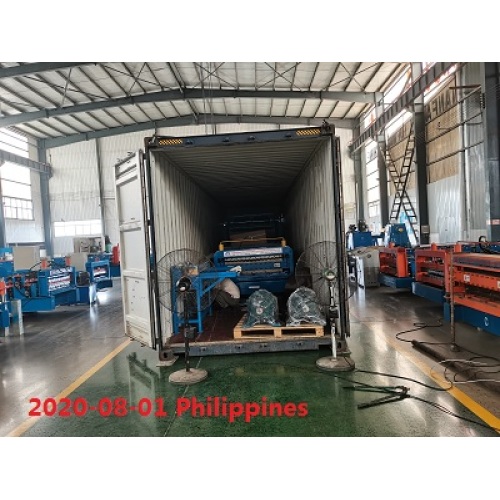 Deliver Double Layer Forming Machine to Philippines