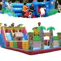 Commercial Rental: Inflatable Bounce Slide Combo Castle1