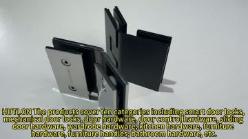 Glass door hinge