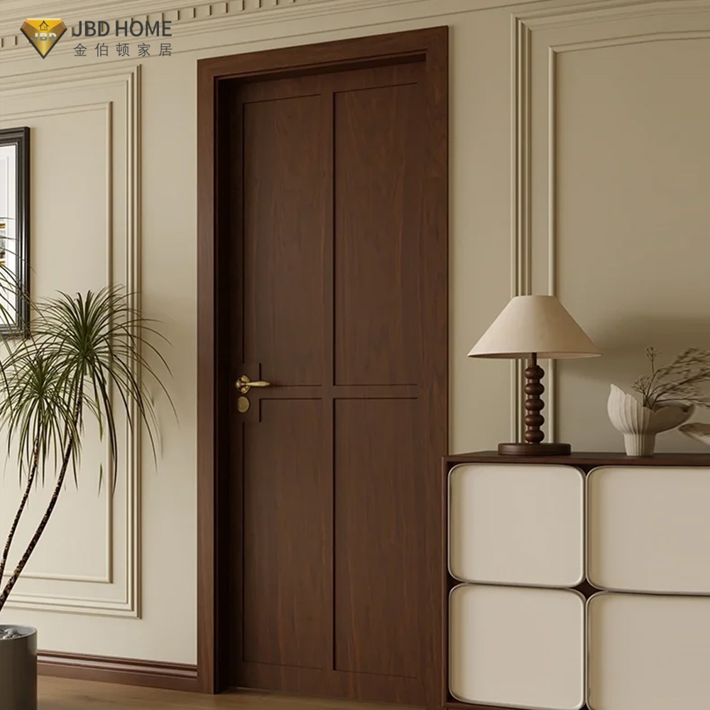 Indoor wooden door