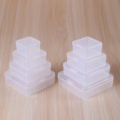 8 Sizes PP Transparent Square Storage Box - ABS+PET Plastic Medicaments Cosmetics Packaging1