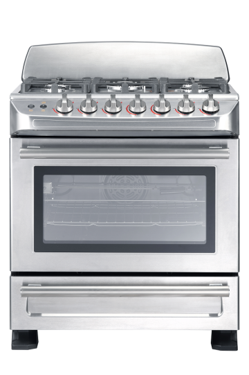 5 Burners Gas Stove with Cover