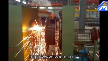 concrete spun pile wire cage welding machine1