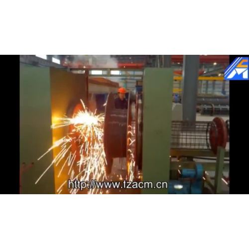 concrete spun pile wire cage welding machine1