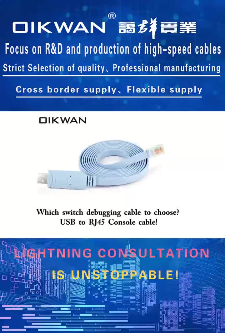 Kabel konsol USB ke RJ45